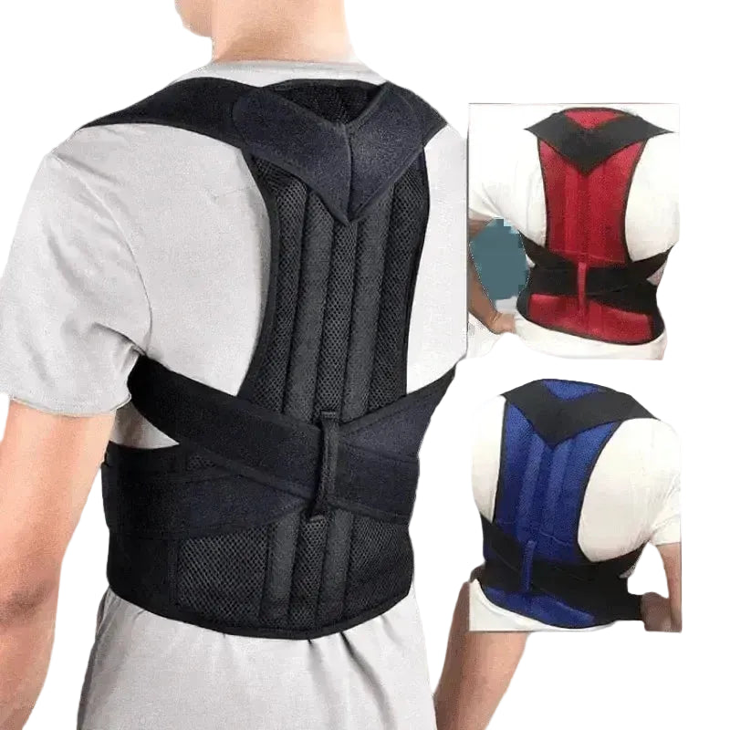 Black Posture Corrector Belt